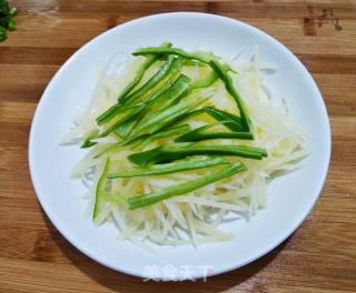 Potato Shreds with Tempeh recipe