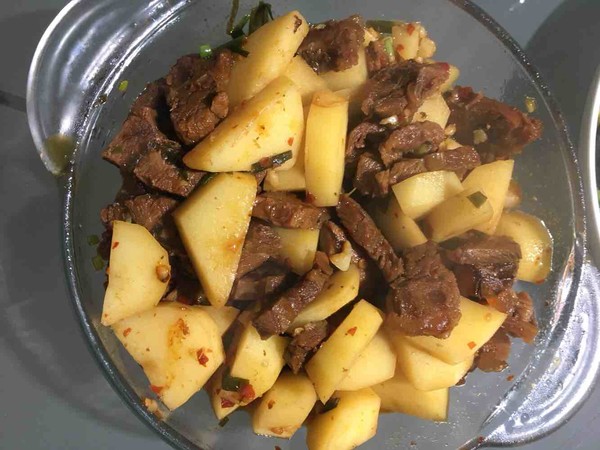 Roast Potatoes and Beef recipe