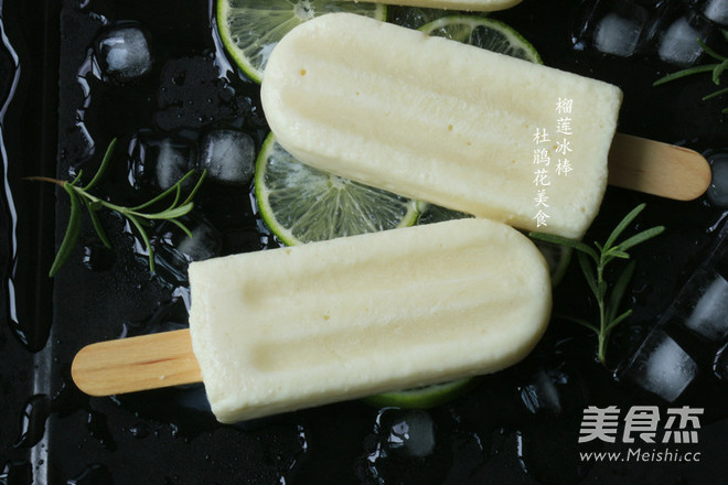 Healthy Sugar-free Durian Popsicles recipe