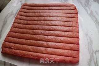 Red Velvet Pork Floss Cake Roll recipe