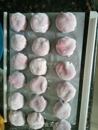 Purple Sweet Potato Mango Xue Mei Niang recipe