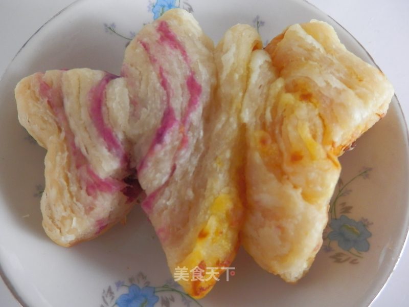 【kaifeng】puff Pastry-two-color Chrysanthemum Pastry recipe