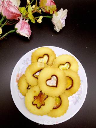 #aca烤明星大赛#glass Heart Biscuits recipe