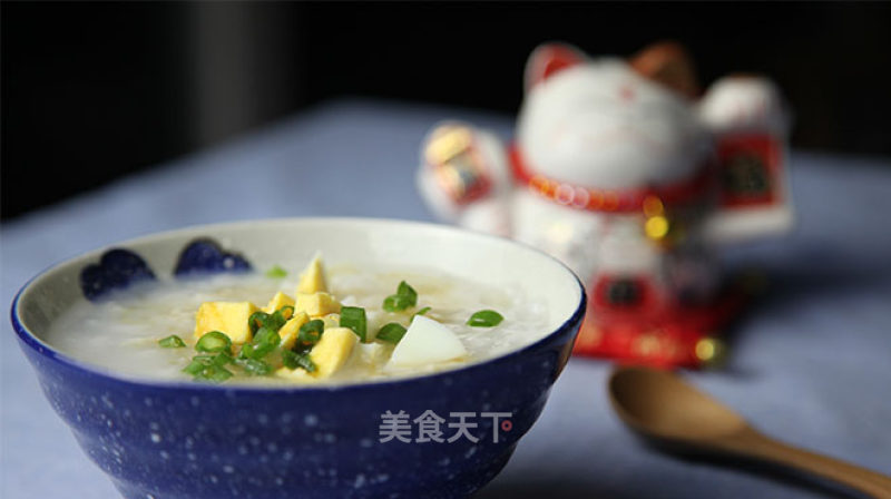 Autumnal Equinox Health Congee: White Pear, Egg and Fresh Rice Congee