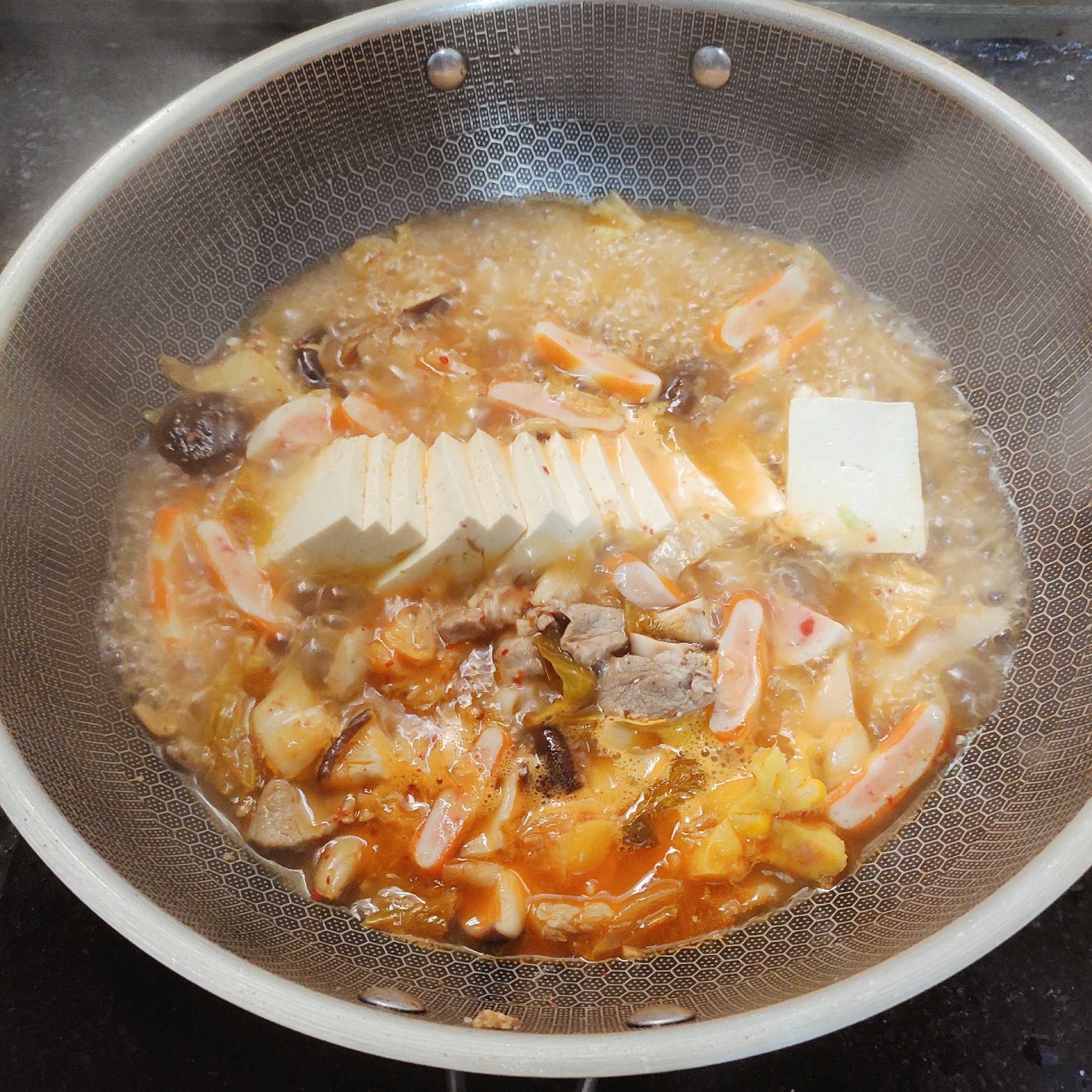 Kimchi Pork Soup recipe