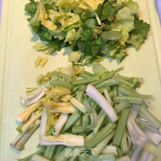 Stir-fried Parsley recipe