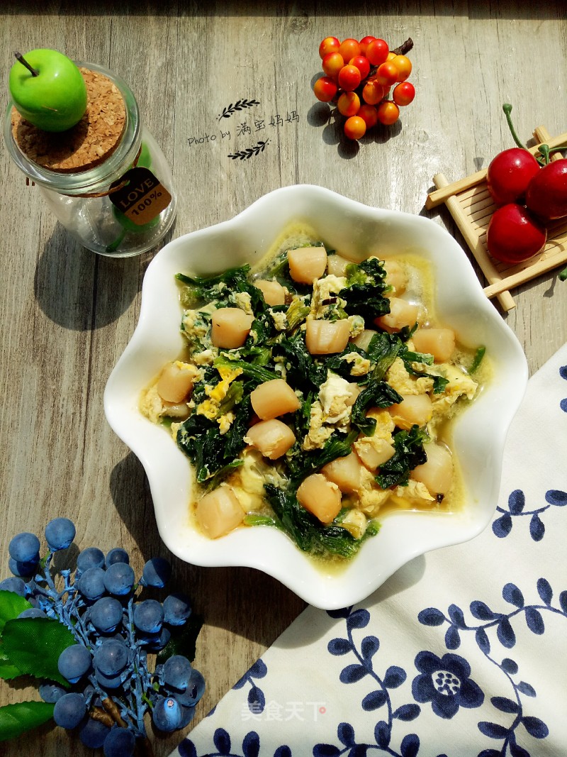 Evergreen Scallop Egg Drop Soup recipe