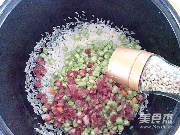 Claypot Rice with Seasonal Vegetables recipe