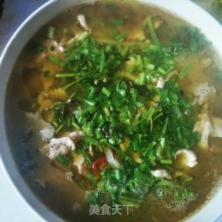 Boiled Pork Slices in Clear Soup recipe