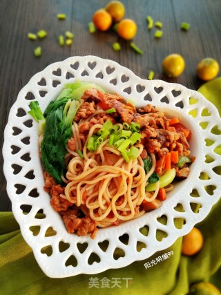 Mushroom Fried Noodles recipe