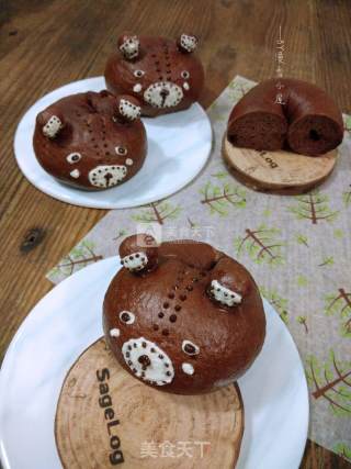 #aca烤明星大赛#chocolate Bear Fruit recipe