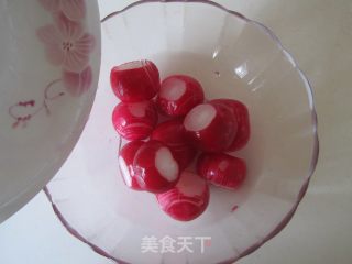Osmanthus Sweet and Sour Cherry Radish recipe