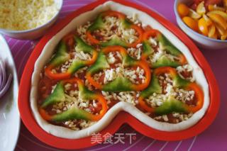 #四session Baking Contest and is Love to Eat Festival#five-flower Bacon Pizza recipe