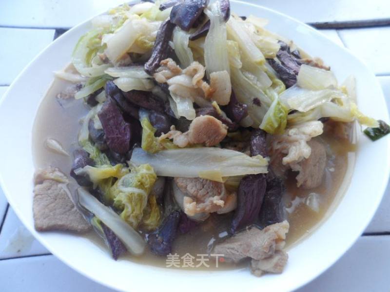 Red Mushroom and Cabbage recipe