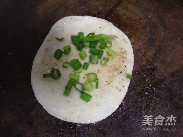 Dumpling Crusted Scallion Pancake recipe