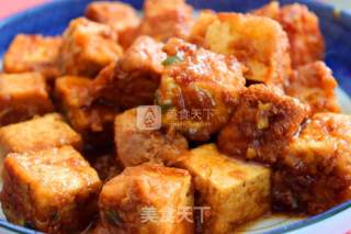 Crispy Fried Tofu with Sauce recipe