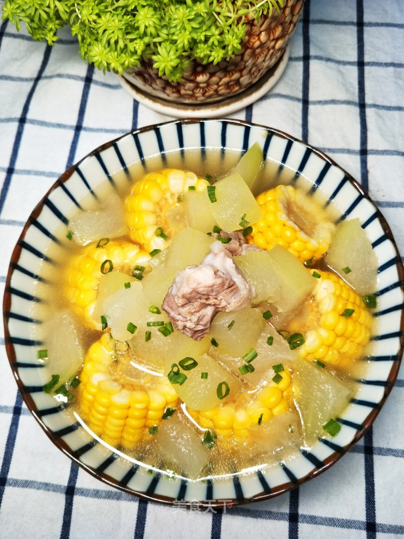 Stewed Winter Melon with Corn Ribs