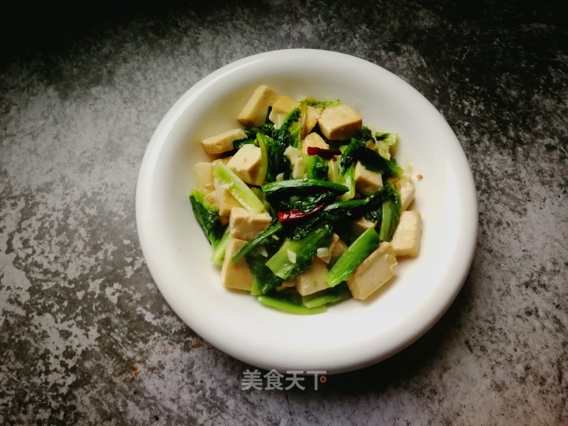#团圆饭# Fried Wheat and Vegetables with Tofu recipe