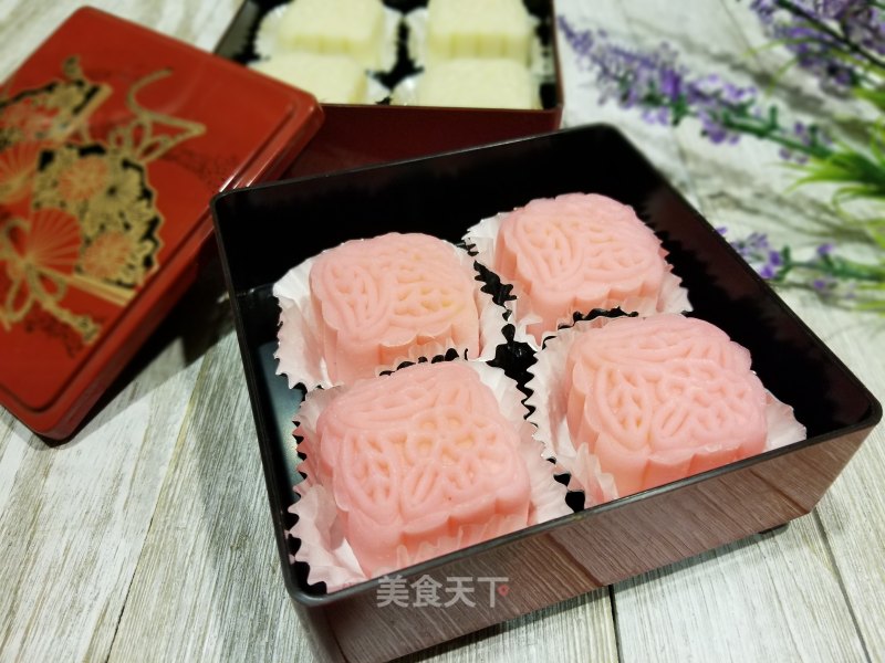 Mung Bean Paste Snowy Mooncake recipe