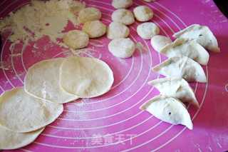 Dandelion and Egg Stuffed Dumplings recipe