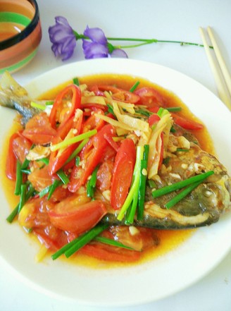 Braised Pomfret recipe