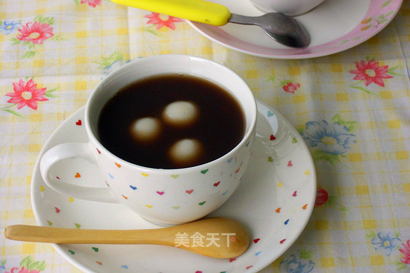 Sweet Tangerine Soup with Red Bean Balls recipe