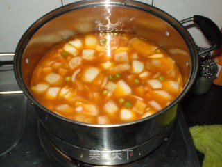 Onion Mixed Vegetable Soup recipe