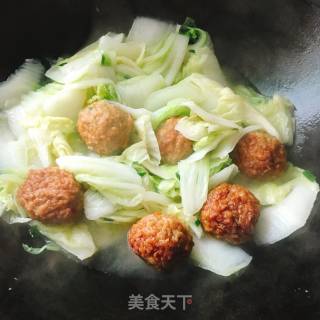 Chinese Cabbage Roast Meatballs recipe