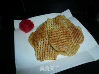 Fried Potato Grid recipe