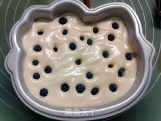 Hello Kitty Yogurt Blueberry Chiffon Cake recipe