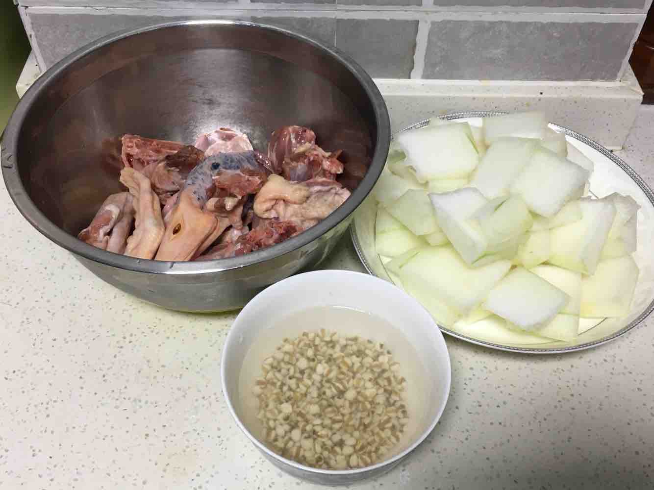 Winter Melon and Barley Soup recipe