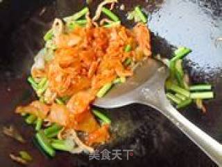 Stir-fried Rice Cake with Spicy Cabbage recipe