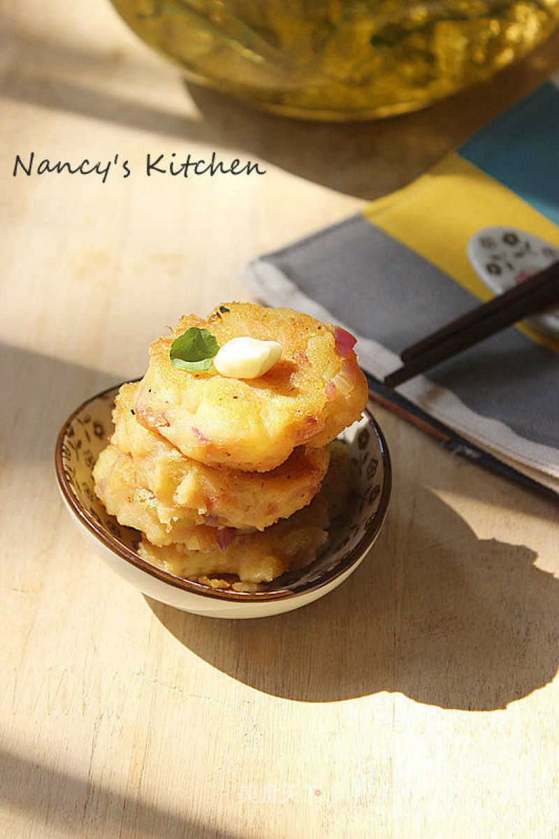 Japanese Salad Potato Pancakes recipe