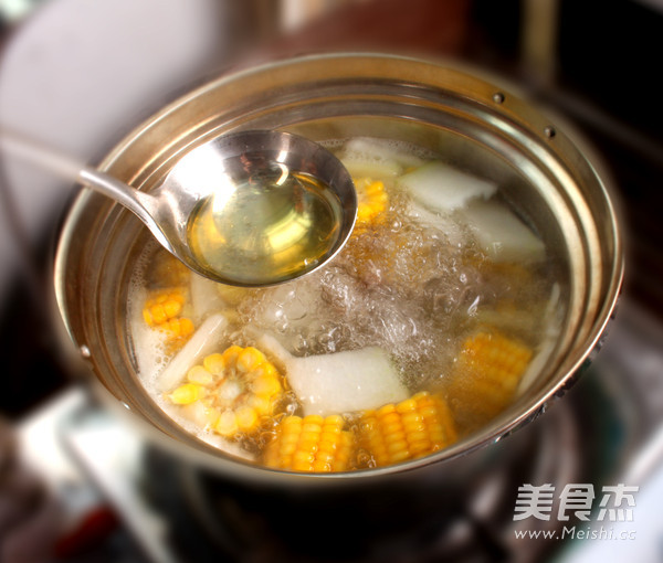 Winter Melon Corn Pork Ribs Soup recipe