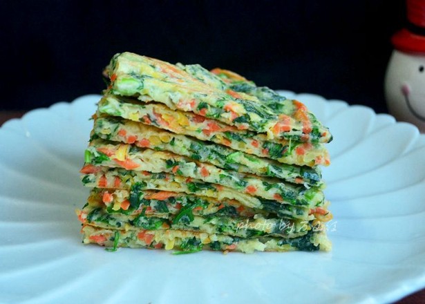 Shepherd's Purse and Carrot Pancakes recipe