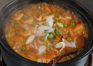 Korean Spicy Cabbage Tofu Pot-"seducing" Your Stomach in The Severe Cold Winter recipe