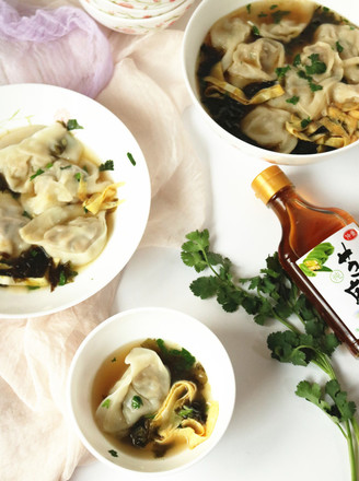 Double Mushroom Shrimp Wonton recipe