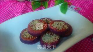 Purple Sweet Potato Glutinous Rice Cake recipe