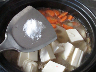 Tofu Soup with Ham and Shellfish recipe