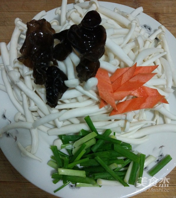 Vegetarian Fried White Jade Mushroom recipe