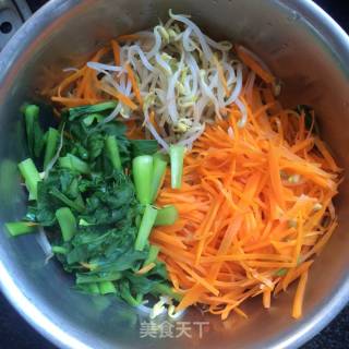 Carrot and Bean Sprouts recipe