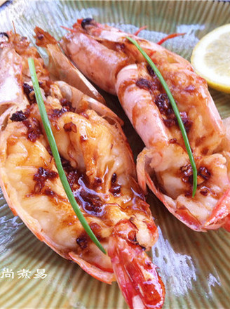 Lime-flavored Dry Fried Prawns recipe