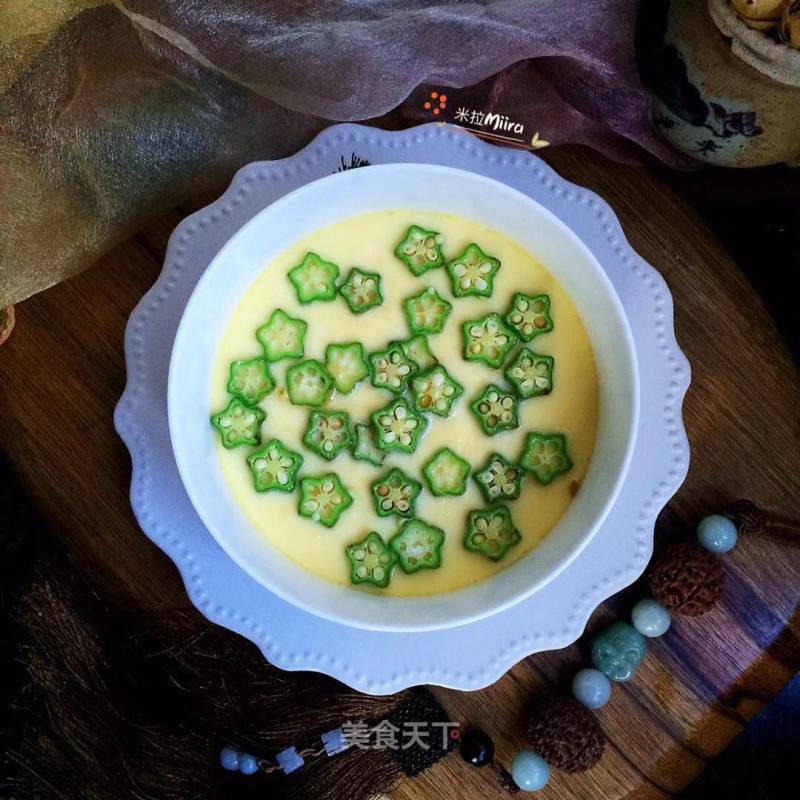 How to Steam Egg Steamed Okra recipe