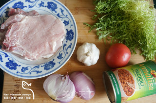 Porotti Bean Pan-fried Pork Chop recipe