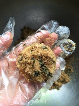 #四session Baking Contest and It's Love to Eat Festival#seaweed and Pork Floss with Small Shells recipe