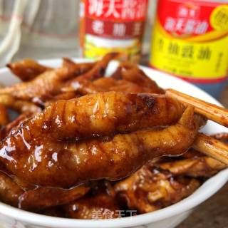 Super Easy Rice Cooker Braised Chicken Feet recipe