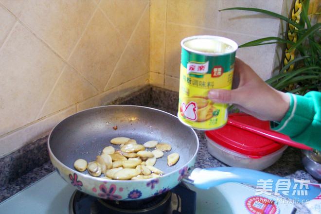 Pleurotus Eryngii with Broccoli recipe