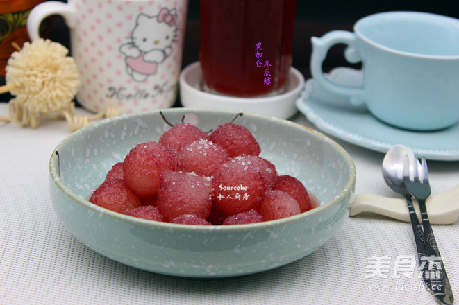 Blackcurrant Winter Melon Balls recipe