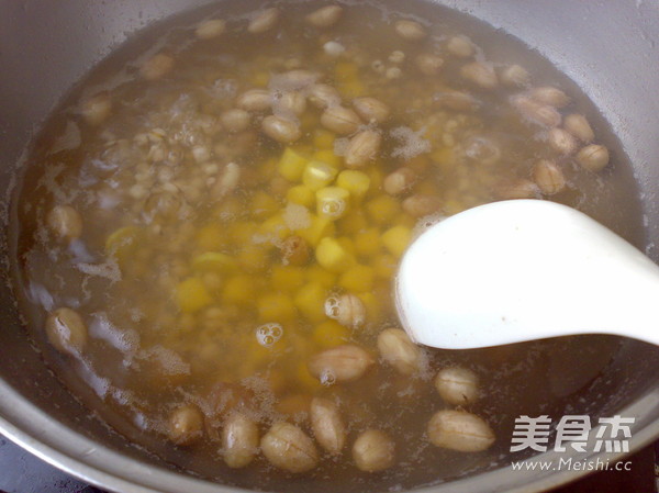 Peanut, Barley and Sweet Potato Balls recipe