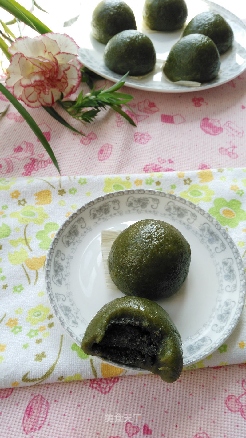 Qingtuan~~~black Sesame Peanut Stuffing recipe